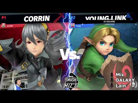 Smash @ Miz's WiFi 26 - SUMI (L) (Corrin, Inkling, Rosalina) vs. FullBloom (Random) Grand Finals