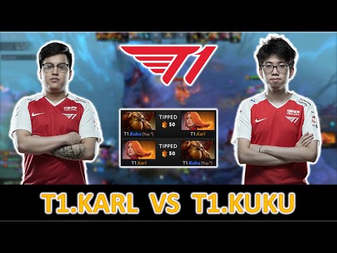 T1.Karl vs T1.Kuku - AMAZING KUKU EARTHSHAKER DESTROY KARL LINA
