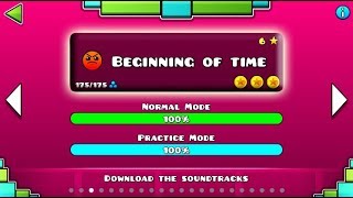 Download lagu [Geometry Dash Universal Server] - 'Beginning Of Time' 100% Complete (All Coins) mp3