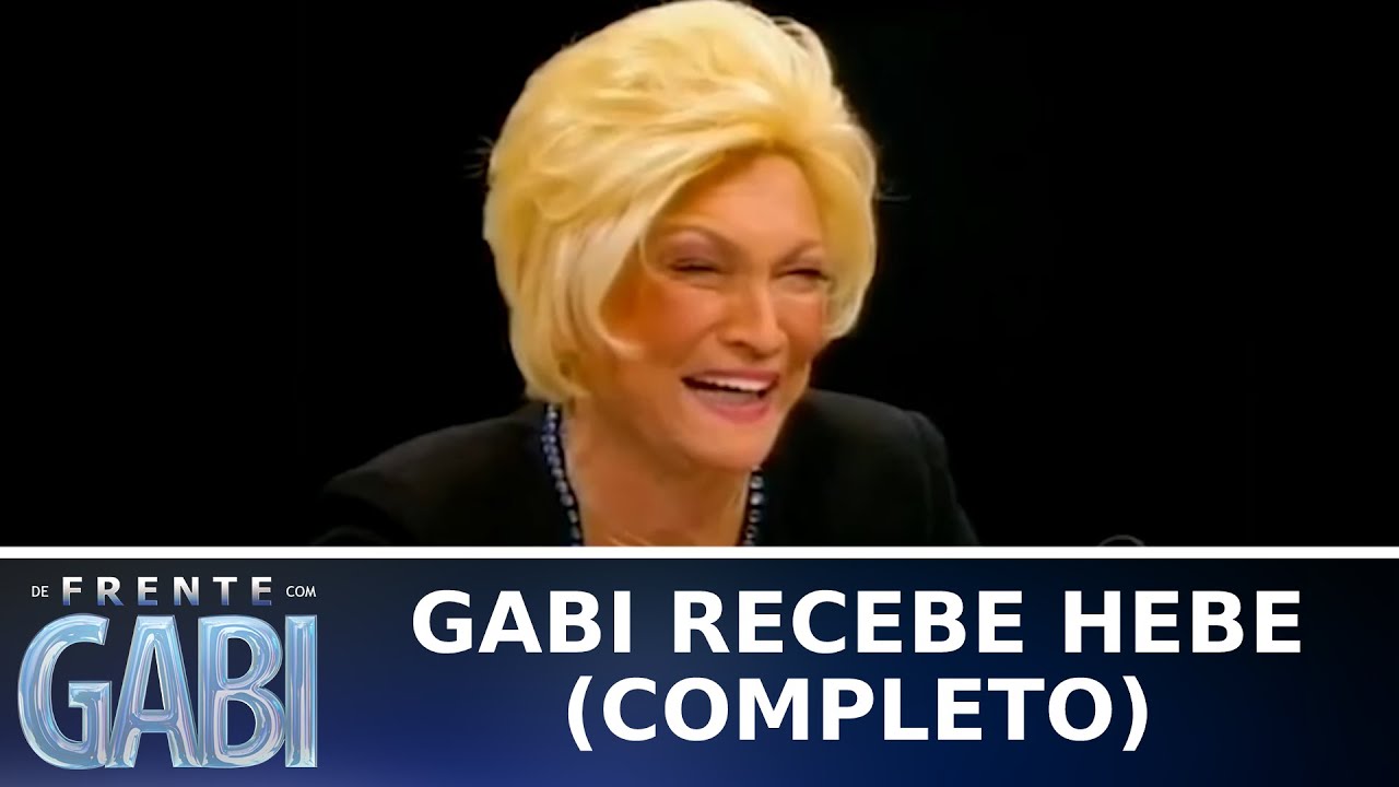 De Frente Com Gabi - Hebe (30/09/12) | SBT Vídeos