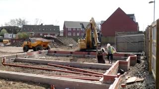 preview picture of video 'New Homes - Plots 1-14 Foundations for New Homes we're building in Willenhall - by Wonderful Homes'