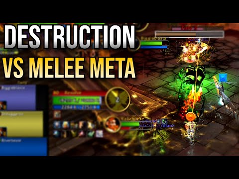 DESTRO WARLOCK🔥VS MELEE META - STILL SLAPPING | WoW PvP