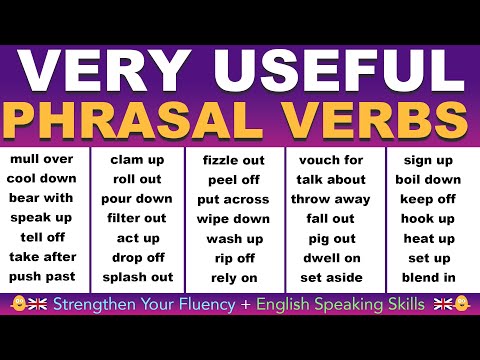 , title : '2 Hours of VERY USEFUL English Phrasal Verbs To Strengthen Your Fluency + English Speaking Skills'