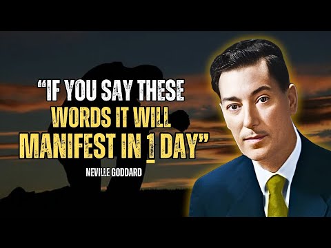These 3 Words Will Manifest Your Dreams into Reality! - Neville Goddard Motivation