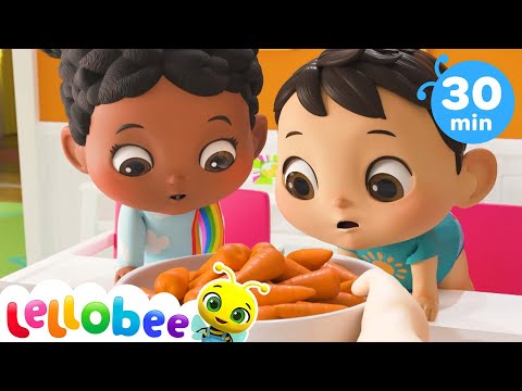 How to Eat Vegetable Song +More Nursery Rhymes and Kids Songs - ABCs and 123s | Little Baby Bum