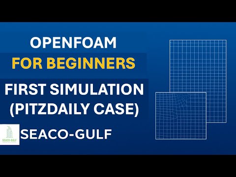 OpenFOAM for Beginners | First Simulation (pitzDaily Case) Step by Step