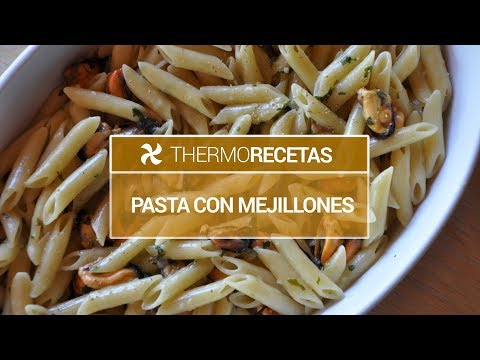 Pasta con mejillones