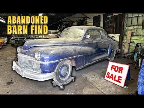 76 Years Old ABANDONED Barn Find DeSoto! First Wash in 15 Years! | Car Detailing Restoration
