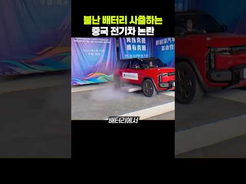 논란 중인 중국 전기차 신기술