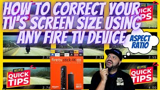 HOW TO CORRECT YOUR TV