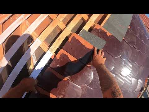 Biberschwanz Hechtgaube Teil 27 - Gaube in Biber decken -  Video Tutorial