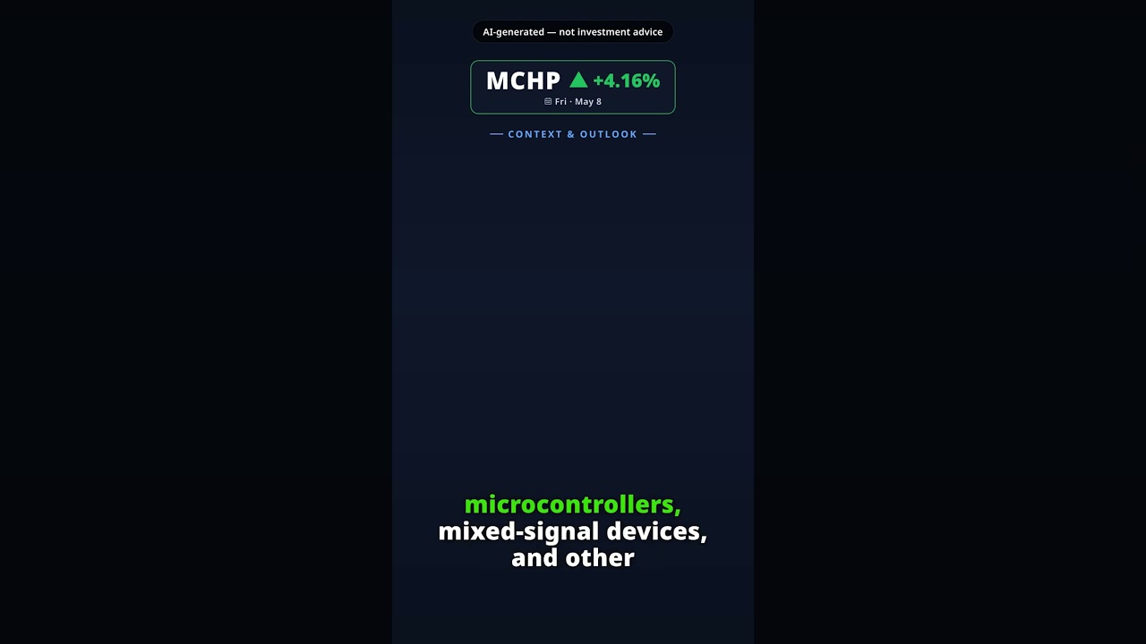 MCHP gains 4.16% on 2026-05-08 — AI explainer