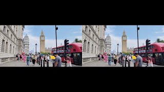 【3D SBS】Walking through London with my Beam Pro【ヨーロッパゆるVlog】