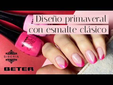 🌸 Diseño de uñas primaveral con esmalte clásico Beter | idea de Nail Art fácil y rápido