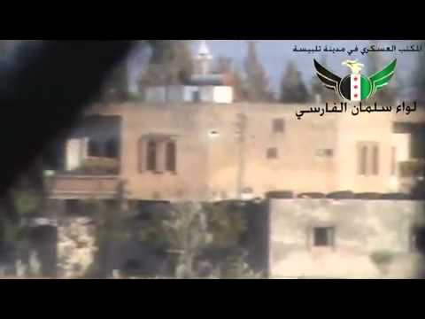 استهداف حاجز عتون التابع لقوات النظام من قبل لواء سلمان الفارسي في تلبيسة في محافظة حمص