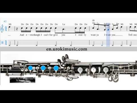 How to Play Oboe Ariana Grande Problem Melody School Learn Class Course Tutorial Sheet Music Tabs