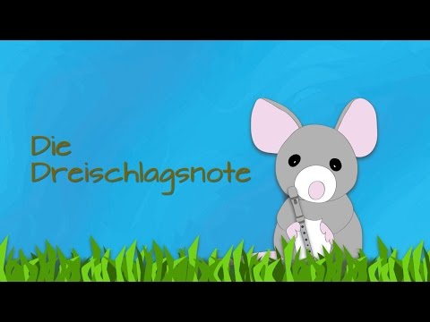 Nr. 32: Die Dreischlagsnote (Mini, die Blockflötenmaus)