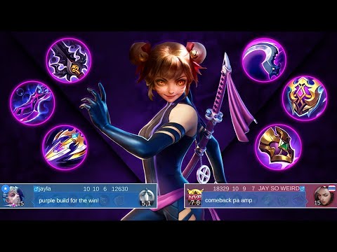 WANWAN BEST PURPLE BUILD TOTALLY DESTROYED BENEDETTA STRONG ASSASSIN | MLBB
