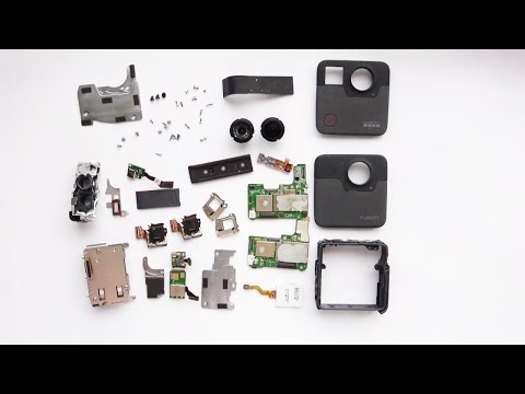 GoPro Fusion 360 Degree  Action Video Camera Full Disassembly Teardown Guide Lens Replacement