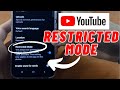 How to Disable RESTRICTED Mode on YouTube | 2023