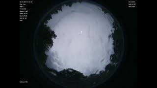 2026-07-08 All sky camera capture from Poiana Rusca Mountains, Romania