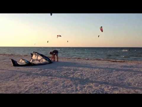 Kitesurfing @ puerto progreso yucatan