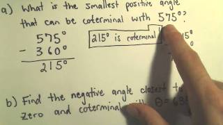 Coterminal Angles - Example 3