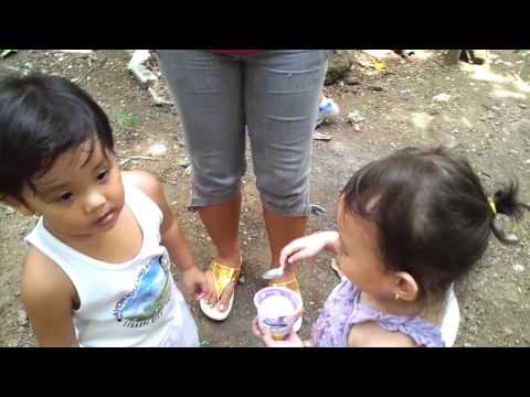 keil and kambal sharing ice cream