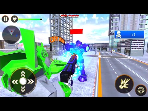 Tennis Ball Robot Car Transform Wars - Robot Game - Android Gameplay
