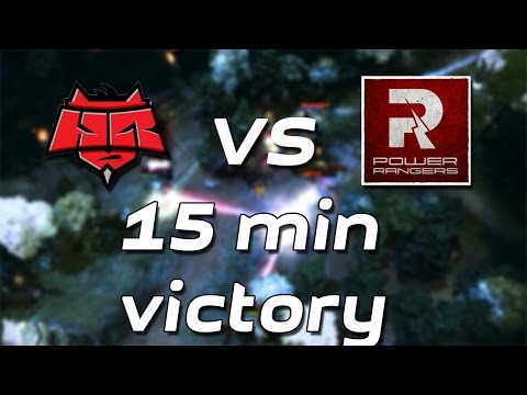 ''GG,WP'' - Victory for 15 minutes - PowerRangers Dota 2