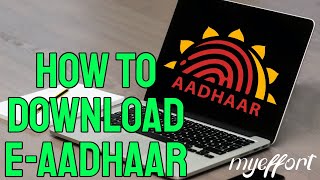 How to download e-aadhaar || download e-aadhaar in mobile || uidai