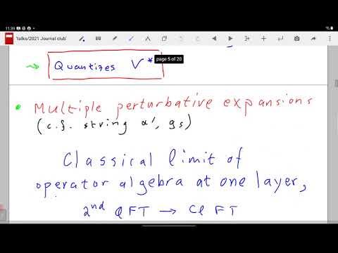 Per Sundell: Quantum field theory as a Topological Sigma Model