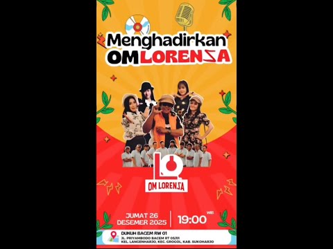 🔴 LIVE -PERFORMANCE THE WEDDING DAY IRVAN & CIKA || OM.LORENZA || 26 DESEMBER 2025