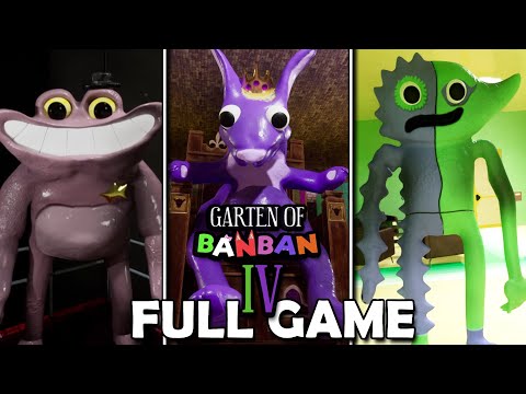 Garten of Banban 4 - FULL GAME Walkthrough (No Commentary/No Death)