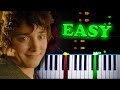 Concerning Hobbits (Lord of the Rings) - Easy Piano Tutorial