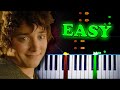 Concerning Hobbits Lord Of The Rings Easy Piano Tutorial