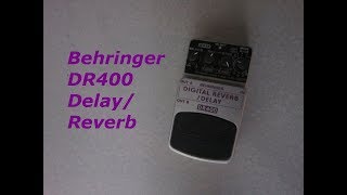 Video thumbnail for Behringer DR400 Delay/Reverb by hovercraft Artifact