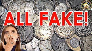 This entire coin collection is 100% FAKE! How to identify counterfeits