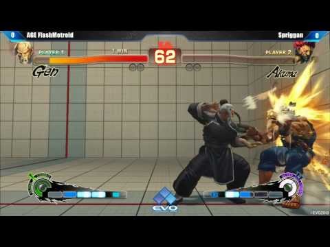 [EVO 2013 SSFIV AE] AGE FlashMetroid (Gen) vs Spriggan (Akuma)