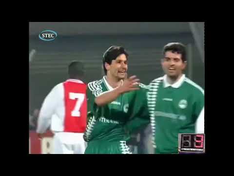 LATE GOAL of Krzysztof Warzycha ​​(Panathinaikos) v Ajax AFC at 87 ／ 1995-96 UCL semifinal 2º leg
