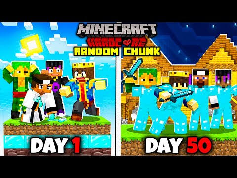 Minecraft Madness: 100 Days on Random Chunk! 😱