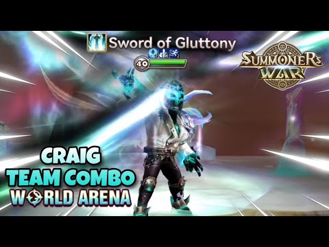 Craig Team Combo in World Arena Ep. 2 - Summoners War