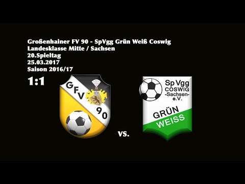 20.Spieltag /Landesklasse Mitte - (2016/17)/Großenhainer FV 90 - SpVgg GW Coswig  1:1