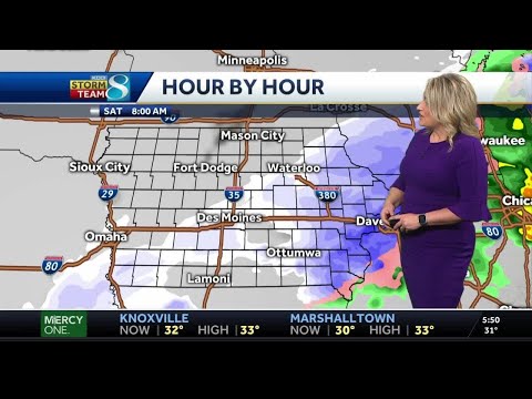 More snow expected before system exits Iowa