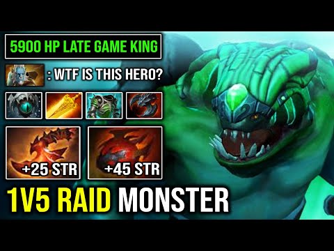 This HAPPEN When You Let Tidehunter Become a Monster | EPIC Boss Raid 5900 HP Radiance DotA 2