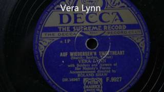 Vera Lynn &#39; Auf Wiederseh&#39;n Sweetheart&#39; 78 RPM