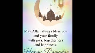May Allah always bless you and your family with joys, togetherness and happiness | Happy Ramadan |