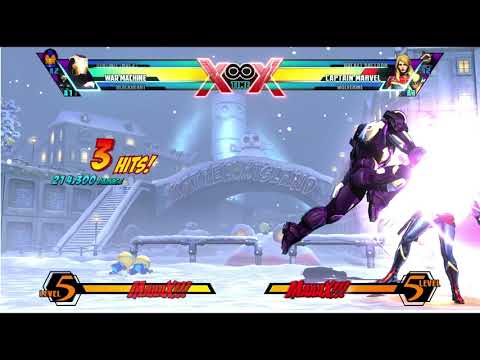 Umvc3 Palette Swap - War Machine - Max Corner combo 1 Bar 900k+