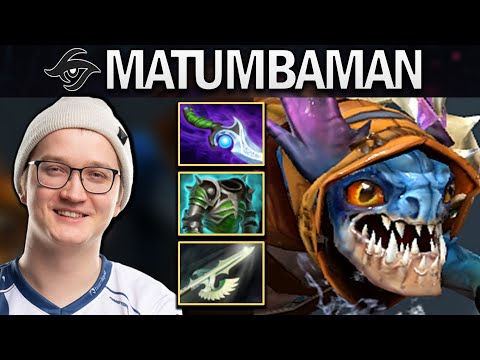 SECRET.MATUMBAMAN SLARK WITH HALBERG & CUIRASS - DOTA 2 7.27 GAMEPLAY