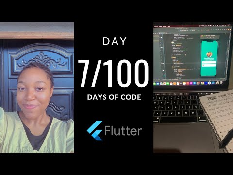 Day 7 of #100daysofcode : Learning Flutter & Dart #coding #100dayschallenge #flutter #dart #tech